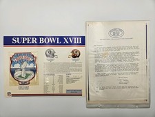 Willabee Ward The Official NFL Super Bowl Patch Collection/Super Bowl 18 Patch
