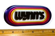 NEW! Wynn's Pro Racing Purple Pink Gold Dimensional Style LOGO Sticker Decal