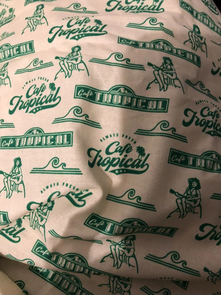 Cafe Tropical Cotton Fabric   5Yard 24 Inch Wide New - Image 4 of 4