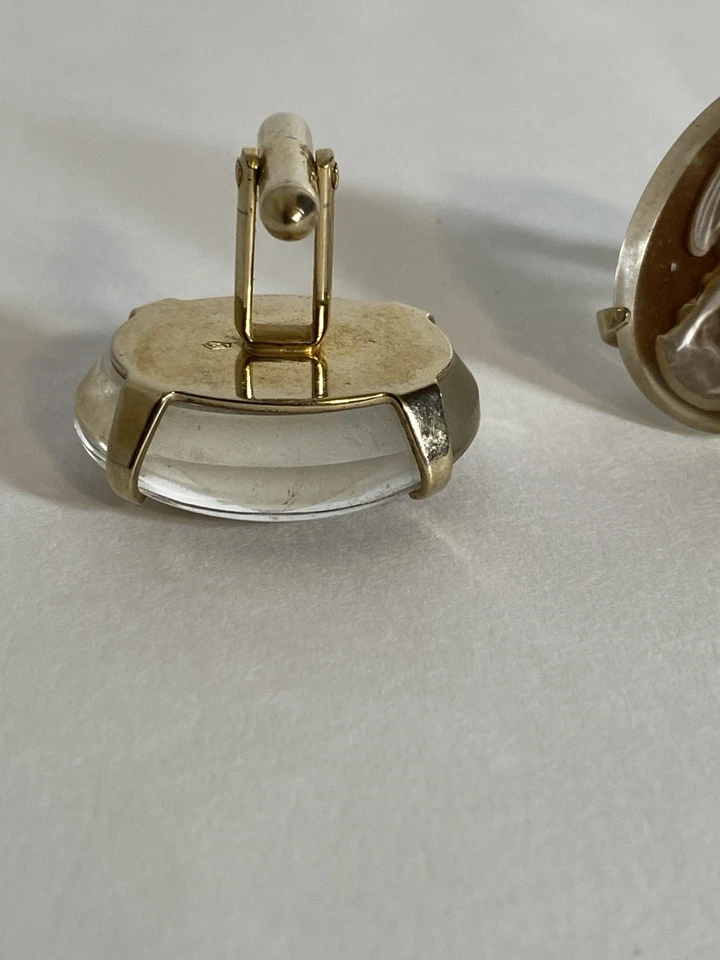 "Gemelos de cristal bávaros Swank Arts of Them World abrazo de colección 1""" Foto 4 de 4