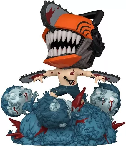 FUNKO POP! DELUXE: Chainsaw Man - Chainsaw Man [New Toy] Deluxe Ed, Vinyl Figu