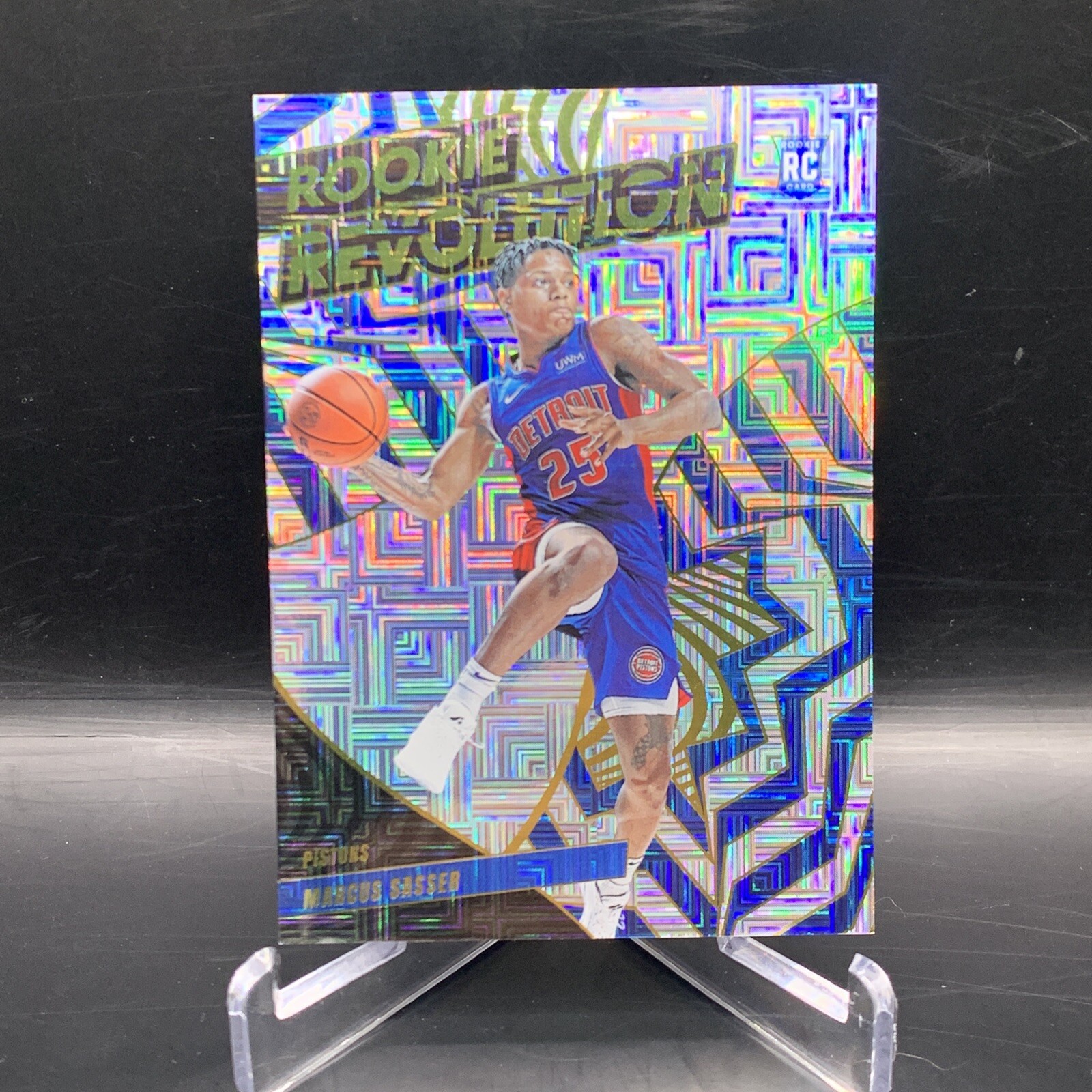 2023-24 Panini Revolution - Rookie Revolution Levels #126 Marcus Sasser (RC)