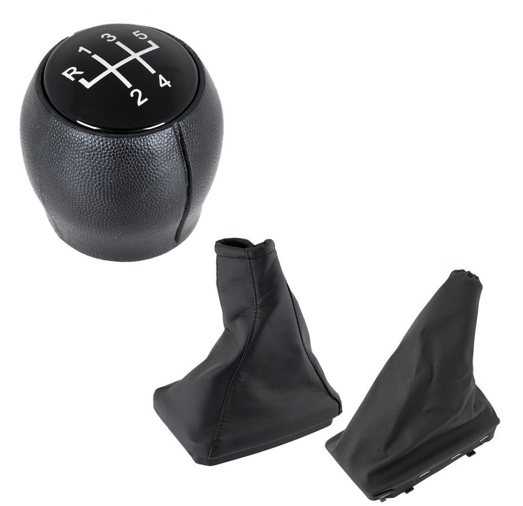 Schaltschutz Corsa C Schaltmanschette & Handbremse Leder Für OPEL CORSA C, TIGRA B, COMBO C - PU-Leder Set OPEL Tigra B Ersatz