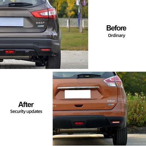 Rear Bumper Reflector Brake Fog DRL Indicator Light For Infiniti QX30 2016-2018 - Picture 4 of 6