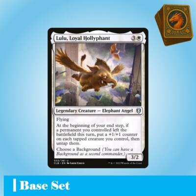 Lulu, Loyal Hollyphant | MTG | Baldur's Gate | NM | EN | Uncommon | Base Set