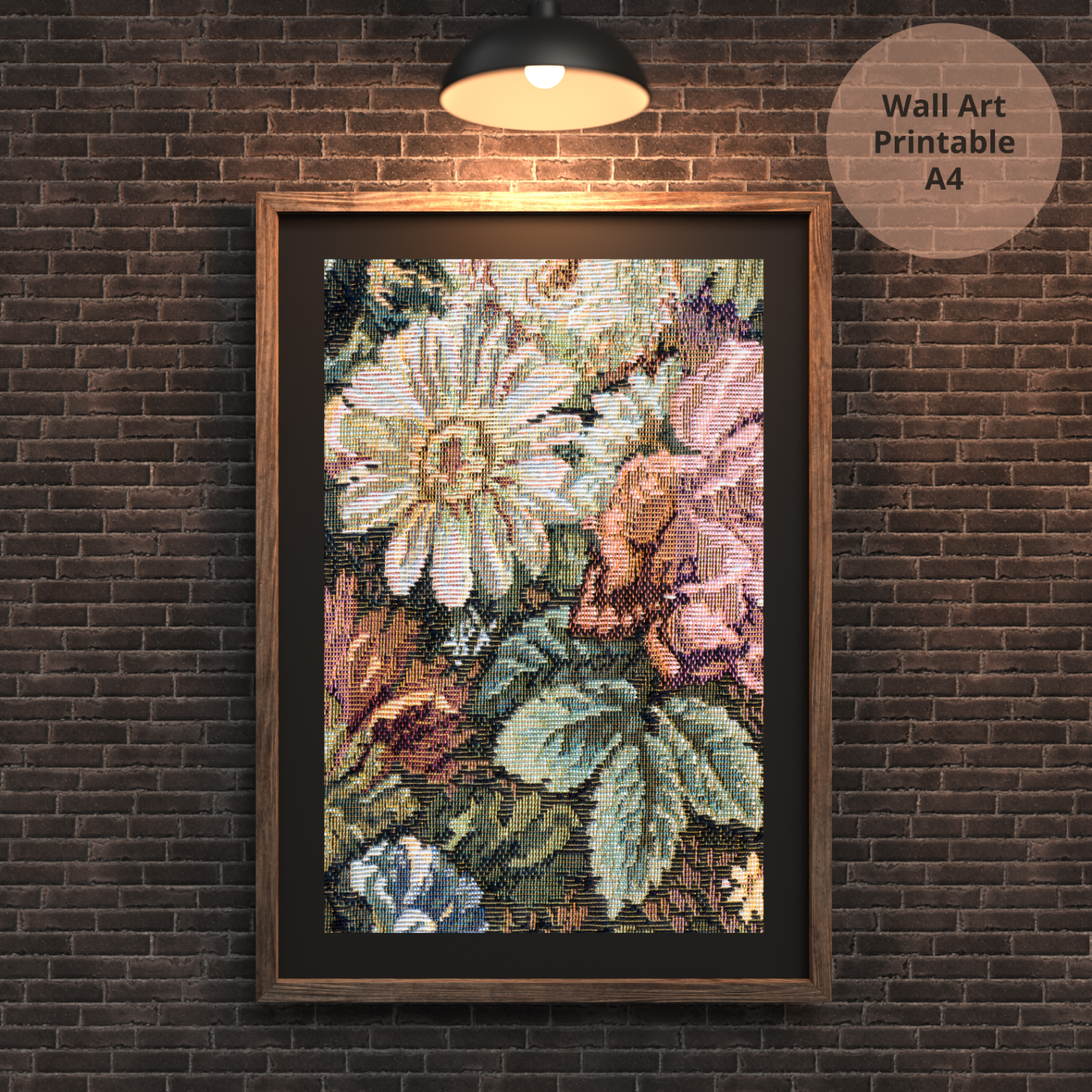 Digital Wall Art Printable | Tapestry Art Digital Products A4 Size