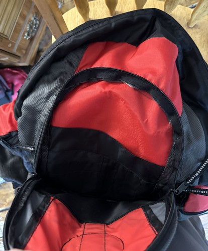 Trailmaker Backpack Hiking Camping Multi Pocket Red Black Vintage ? - Picture 7 of 9