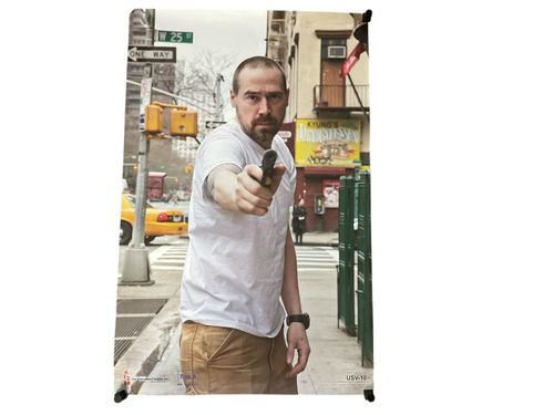 24 Paper Shooting Targets Gun Range Pistol Rifle Hostage Tactical Threat (23x35)