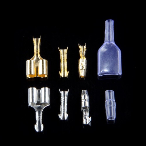 320 pezzi Set connettori tondi + manicotti tondi 4,0 mm connettori per moto auto - Foto 2 di 10