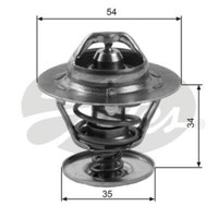 Gates Thermostat KüHlmittel 83°C FüR Hyundai Accent I S Coupe Lantra II Wagon