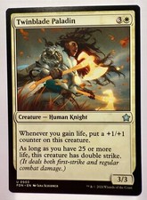 MTG Foundations U Twinblade Paladin #0503 FDN Magic