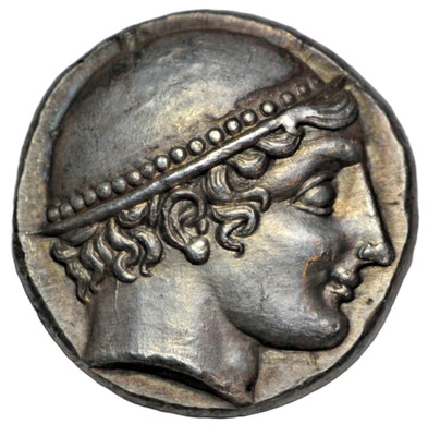 Thrakien, Ainos, AR Tetradrachme, eine Fantasy des 20. Jahrhunderts, Hermes/Ziege