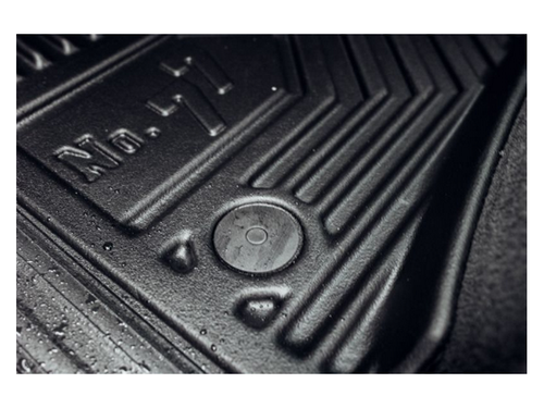NEW LHD SET BLACK RUBBER FLOOR MATS LINERS CARPET FOR FORD S-MAX 2006-2014 - Picture 2 of 5