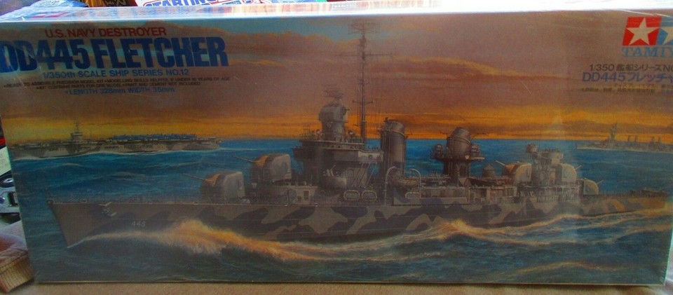 Modelo de barco: Destructor DD445 Fletcher - Tamiya - Calle De Las Maquetas