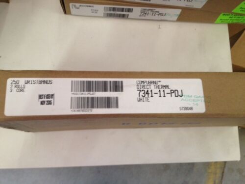 WRISTBAND, ID, 3 IN, CORE, WHT, 250/BX - PDC Healthcare Part #7341-11-PDJ (NEW) - 第 1/2 張圖片