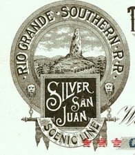 CO $124 DENVER Colorado The Rio Grande Southern Railroad Co. Dec 10, 1914 check