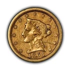 1851-O G$2.50 Liberty Head Gold Quarter Eagle - Low Mintage New Orleans - G5020