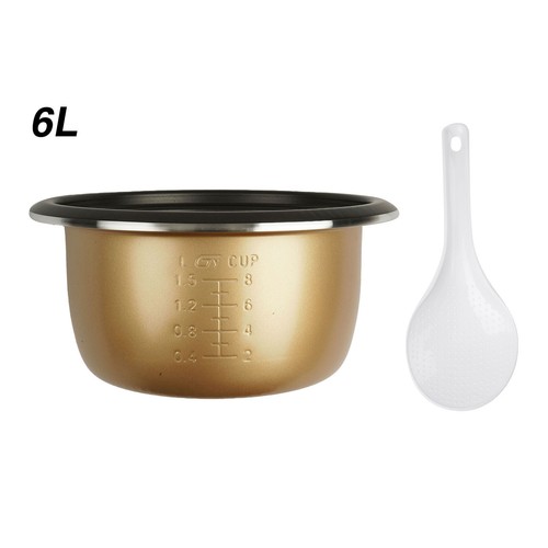 3L/5L/6L Inner Cooking Pot with Rice Spoon for Electric Rice Cooker Non Stick - Picture 7 of 32