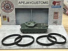 Vintage Lesney Matchbox: Centurion Tank Mark III Diecast (BLACK TRACKS ONLY)