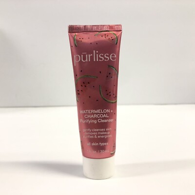 Pūrlisse   Watermelon + Charcoal Purifying Cleanser   1 fl oz (30 mL)
