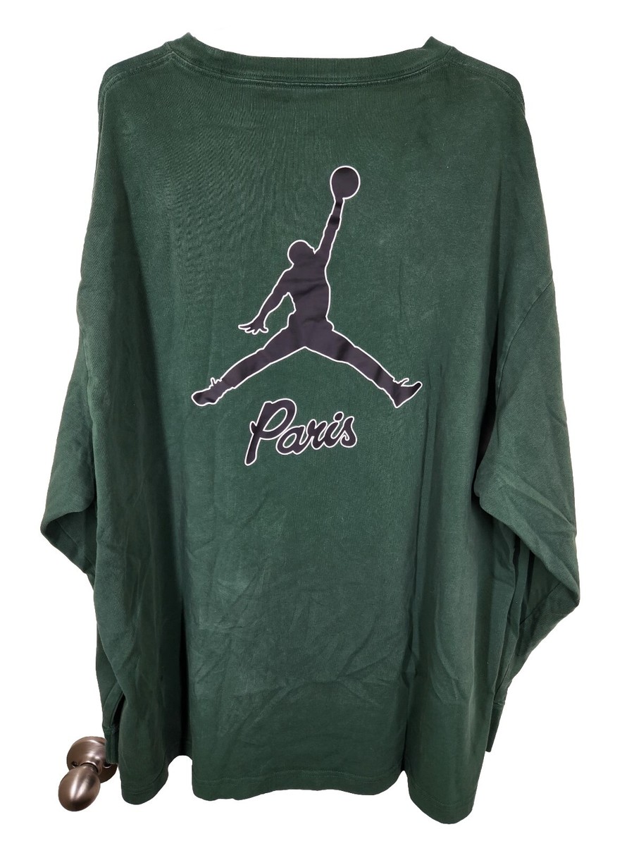 長袖シャツ ★ PSG x Nike Jordan Nike Air Jordan x PSG Paris Saint Germain Men's 2XL Green