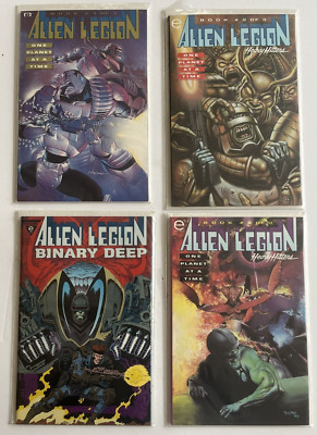Alien Legion Heavy Hitters Lot 1,2, 3+Binary Deep (Epic 1993) 1st Printing VF-NM