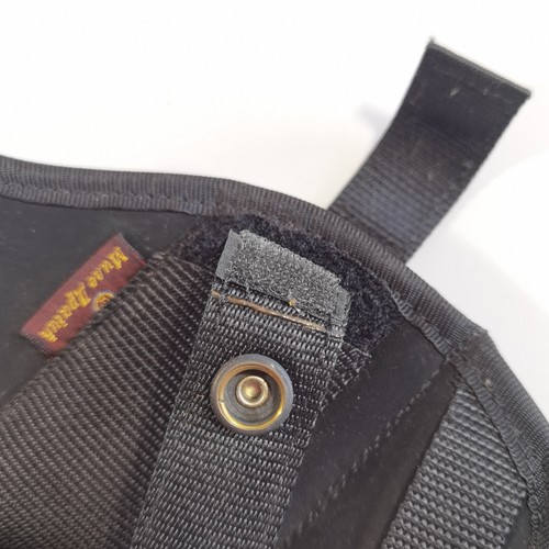 Genuine Serbian Police Holster Revolver Belt Carry Strong Cordura Material Black - Picture 12 of 17