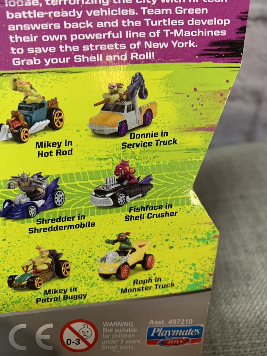 2 Mispackaged Teenage Mutant Ninja Turtle T-Machines Fishface in