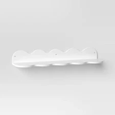24" Wavy Wall Shelf