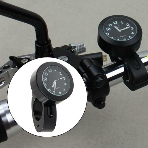 Motorcycle Handlebar Watch, Mini Waterproof Digital Clock Handlebar