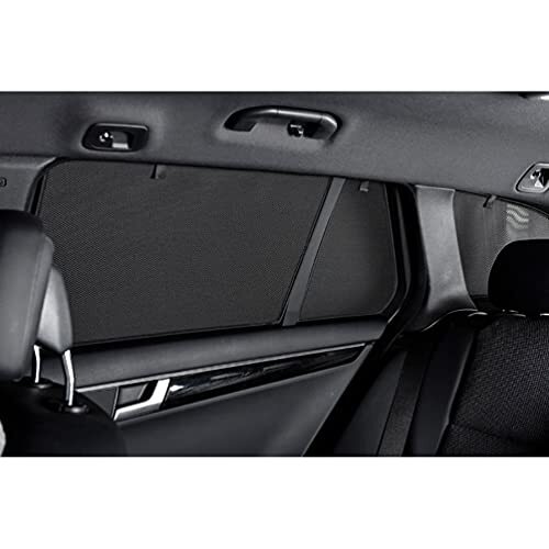 CAR SHADES Set (Porte Posteriori) Compatibile con Seat Leon 5F ST 2013- (n9V)