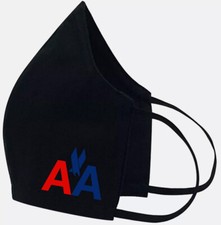 American Airline - Face Mask Cover Fashion 2 Layers Pocket Custom Made in US