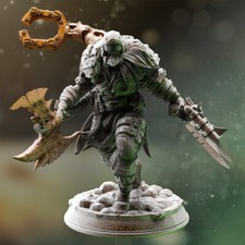Eyrik Steampunk Human Barbarian Artificer Miniature D D DnD