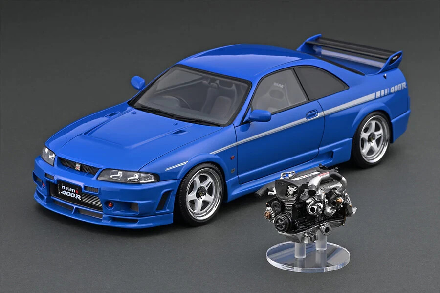 Ignition Model IG2813 1/18 Nismo R33GT-R 400R Blue With Ignition Model IG2813 1/18 Nismo R33GT-R 400R Blue With