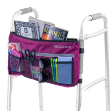 Deluxe Universal Walker/Rollator Bag - Berry