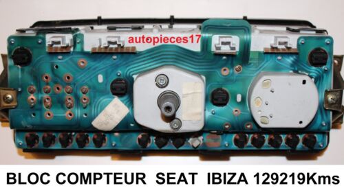 BLOC COMPTEUR SEAT IBIZA 129219 KMS SANS COMPTE-TOURS 19504101 XO39609270 - Photo 1 sur 3