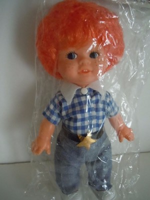 dolls country RARE FRECKLES FACES DOLLS 1970'S FUN WORLD DOLL COWGIRL COUNTRY