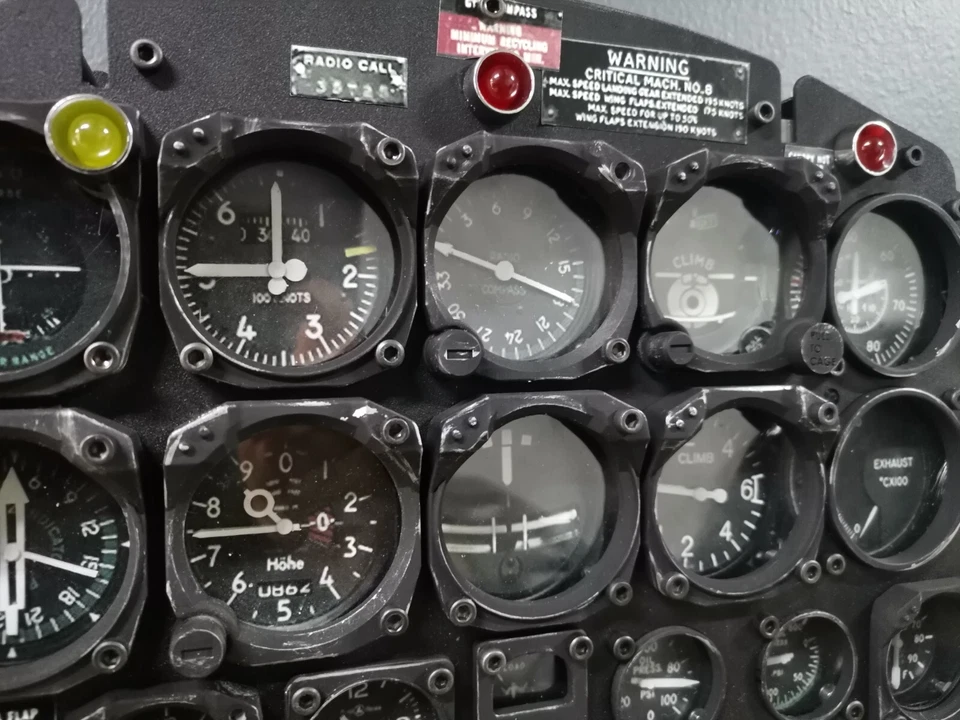 1:1.5 Scale T33 Aircraft Cockpit Panel - RGB Illuminated Wall Decor - Image 2 of 4