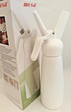 1 pint 500 ml Cream Whipper Dispenser Charger whip N  White .5L  MOSA
