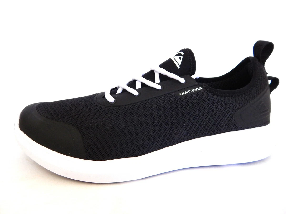 QUIKSILVER LAYOVER TRAVEL BLACK WHITE MEN SHOES SIZE 7