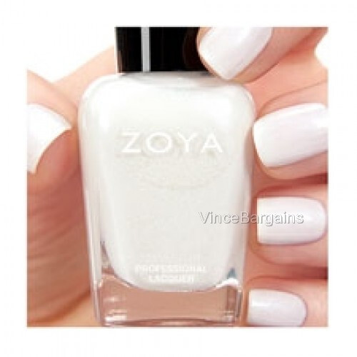 ZOYA Genesis Nail Crystalline White Micronized Metallic ZP790 FREE Nail Stickers