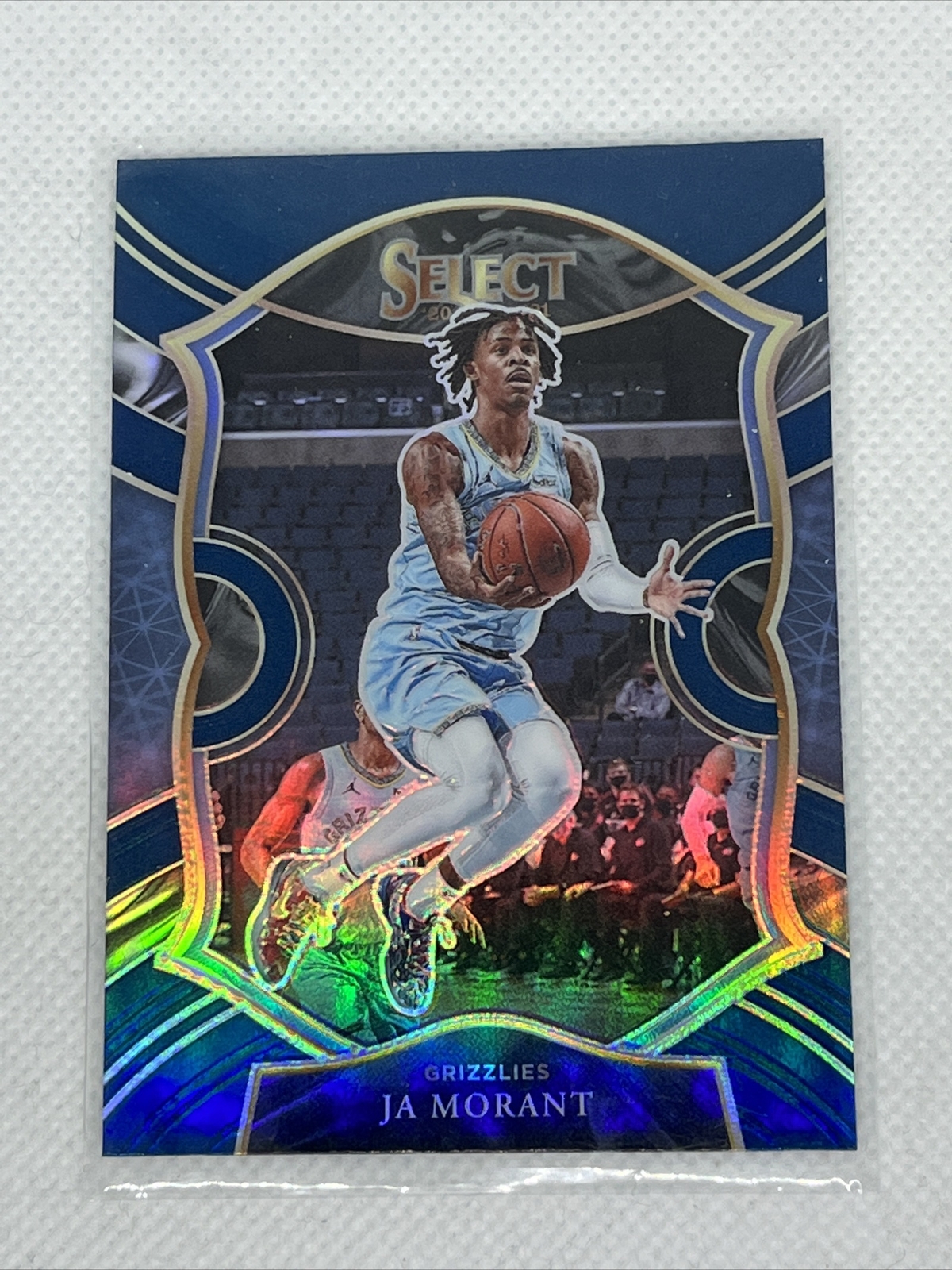 2020-21 Panini Select Ja Morant #60 Concourse Silver Parallel Grizzlies