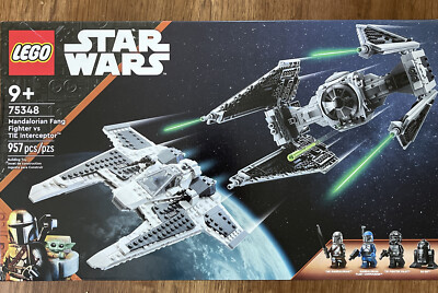 Lego 75348 Mandalorian Fang Fighter vs Tie Interceptor - Star Wars