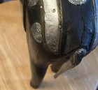 Wooden Horse Hand Carved Silver Hearts India Folk Art Vintage Home Decor Gift — photo 9