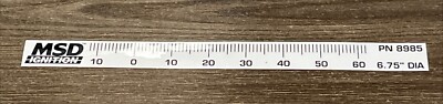 MSD IGNITION TIMING TAPE 6.75 '' DIAMETER FOR BALANCER