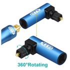 Right Angle Digital Optical Audio Cable SPDIF Toslink 90 degree Optical adapt~_e