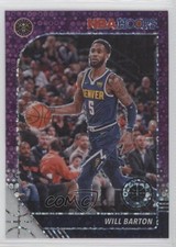 2019-20 Panini NBA Hoops Premium Stock Purple Disco Prizm Will Barton #48 00jz