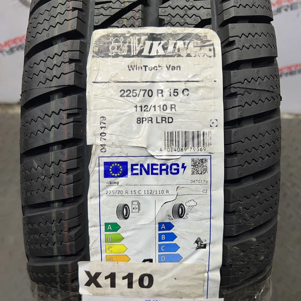 225 70 R15C 112/110R VIKING WINTECH VAN    ,  (E5246) NEW - Image 3 of 4