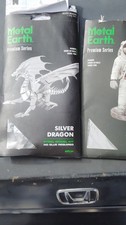 Metal Earth Premium Series Silver Dragon Apollo 11 Astronaut Steel Kit No Glue