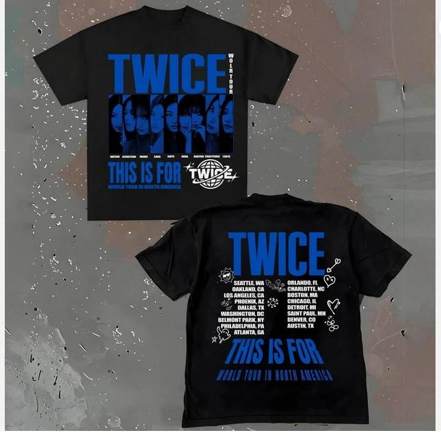 Twice This is for World Tour Four Twice Ready to Be Tour Shirt